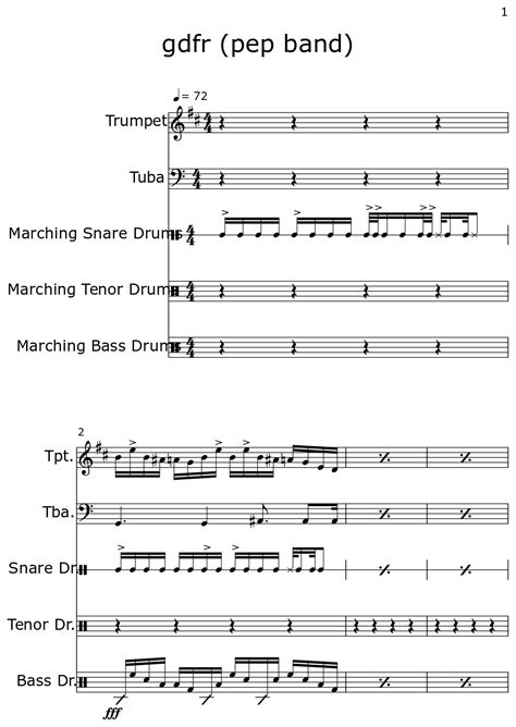 Hip Hop Band - For Marching Band Or Pep Band